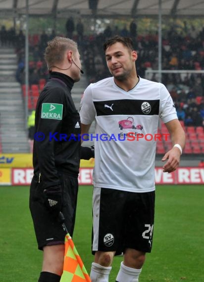 2.Bundesliag SV Sandhausen - MSV Duisburg 27.10.2012 (© Kraichgausport / Loerz)